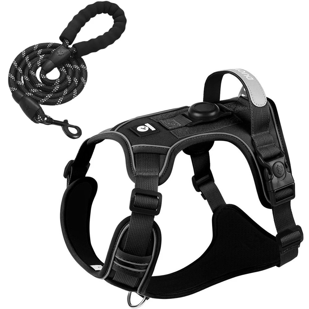 Dog Harness with Airtag Holder